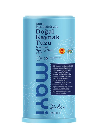 5 Adet Mayi Tuz İyotlu İnce Öğütülmüş Doğal Kaynak Tuzu 250 G