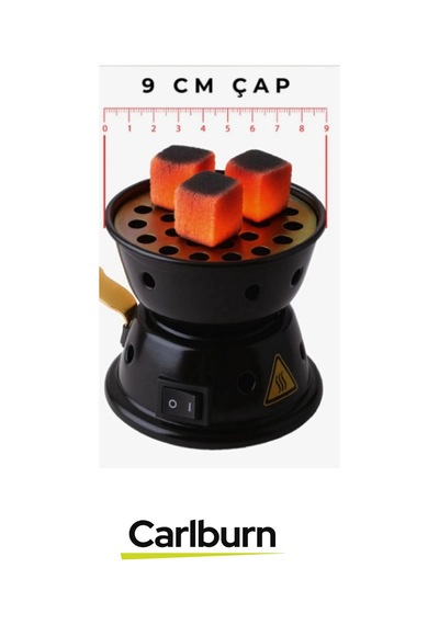 Premium Açma Kapama Düğmeli Dayanıklı Emaye Kaplama Elektrikli Mini Ocak Cep Herkülü