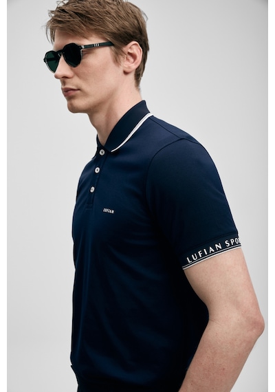 Lufian Hold Smart Erkek Polo Tişört Lacivert Lacivert 111040251100200