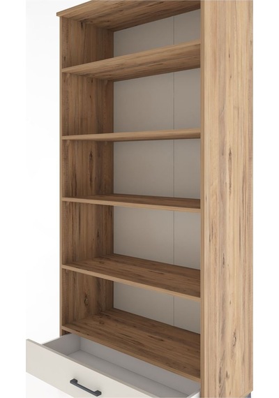 Hyperion Dolap 5 Raflı Tek Çekmeceli 88x44x195 Çam-aytaşı Atlas Çam