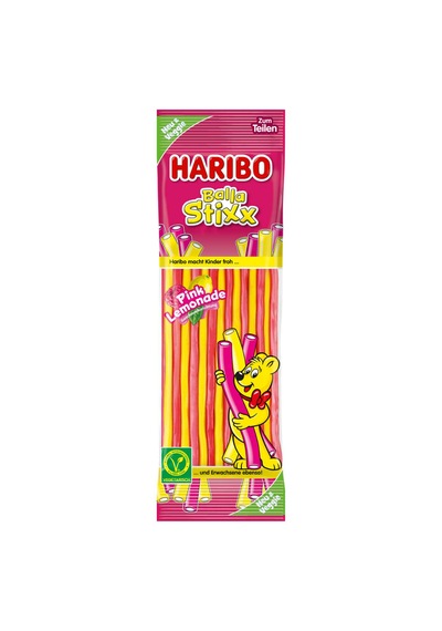 Haribo Balla Stixx Pink Lemonade 175g