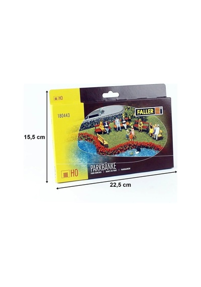 1/87 Park Bankları 12 Adet Maketi, Faller 180443