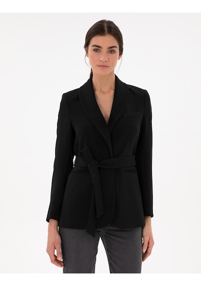 Pierre Cardin Kadın Siyah Ceket 50290388-vr046 Siyah