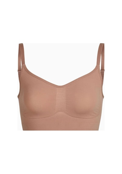 Skims Seamless Sculpt Bralette, Dikişsiz Şekillendirici Bralette, Konforlu Ve Esnek Destek Koyu Bej