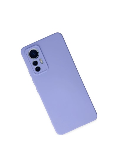 Ilkeshop Newface Xiaomi Mi 12 Lite Kılıf Nano İçi Kadife Silikon - Lila