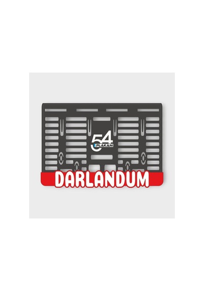 Darlandum 3d Kabartmalı Pleksi Motor Plakalığı - 778095567