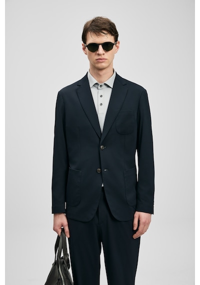 Lufian Noa Spor Erkek Blazer Ceket Slim Fit Lacivert Lacivert 111140175100200