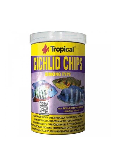 Tropical Cichlid Chips Çiklit Balık Yemi 520 Gr