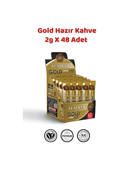 Aladeeb Gold Hazır Kahve 48 x 2 G