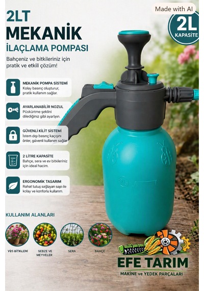 Efe Tarım Makina Jetta 11110 2 L İlaçlama Pulverizatörü