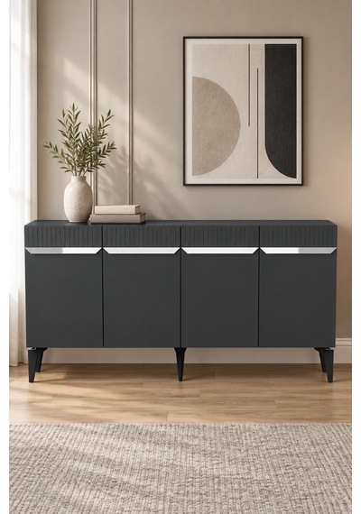 Ka1544as Duma Konsol Antrasit-silver 150cm Antrasit - Sılver