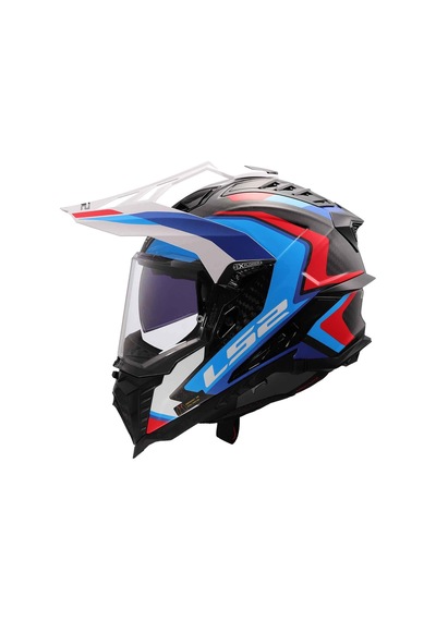 Ls2 Explorer C Karbon Frontier II Kapalı Kask Mavi