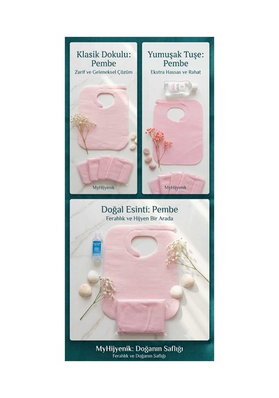 Bebek Mama Önlüğü Kullan At 20 Adet Pembe