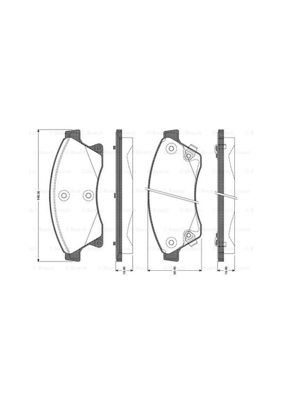 Opel Astra J 1.4T 2009-2016 Bosch Ön Balata N11.2311
