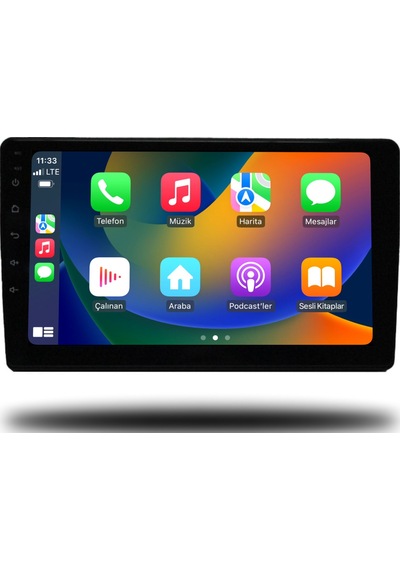Peugeot 407 2005-2011 8+256 Gb Android Carplay Multimedya Sistemiuyumlu Yazılımsal 9"