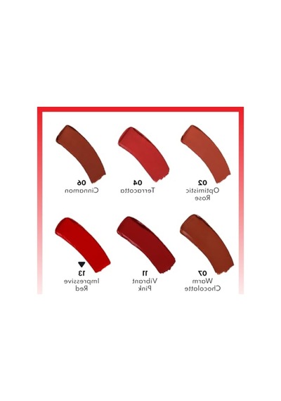 Kremsi Dokulu Yarı Parlak Kırmızı Ruj, 13 G 00