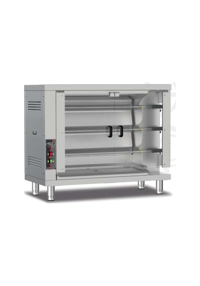 Pimak Radyanlı Piliç Çevirme Makinesi Tüplü 24 Piliç