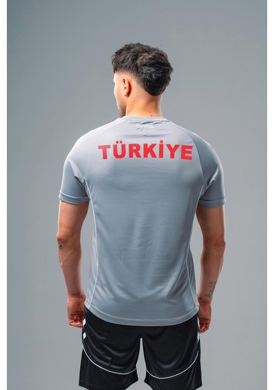 Hummel Target Milli Takım Antrenman Tişört Gri