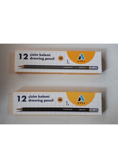 Dereceli Kalem 2 B -3 B Adel Marka12 Adet 2 B 12 Şer Adet