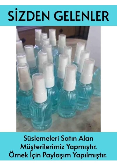 Okyanus Mavisi Rengi Boş Plastik Şişe 50 Adet 50 Ml Kolonya Söz Nişan Düğün Nikah Paw18mavi 37791456