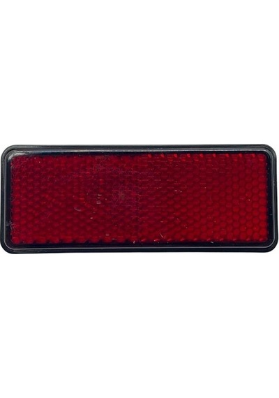 Dikdörtgen Reflektör Kırmızı Cıvatalı 88 35 Mm