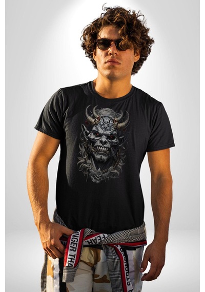 Dünyalar Savaşı Kahraman Unisex Unisex Siyah Organik Baskılı T-shirt Penye Yüksek Kalite Siyah