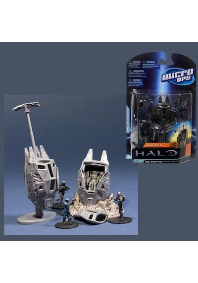 Halo Micro Ops Mini Figür Seti Odst Ve Drop Pods