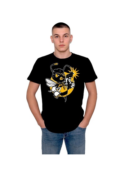 Arı Gang Bomb Wasp Savaşçı Arı Tişört Unisex T-shirt 001