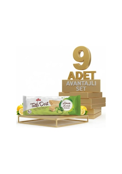 Afia Tatlı Dost Limon Kremalı Gofret 9x140 Gr