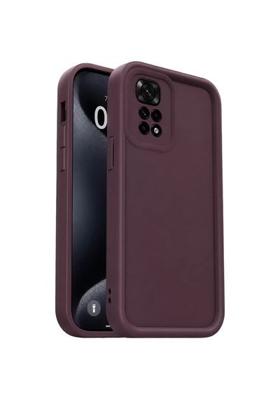 Newface Xiaomi Redmi 10 2022 Kılıf Viera Silikon - Mürdüm