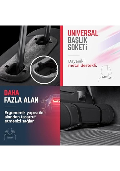 Otom Active Pro Series Koruyucu Oto Koltuk Minderi Siyah