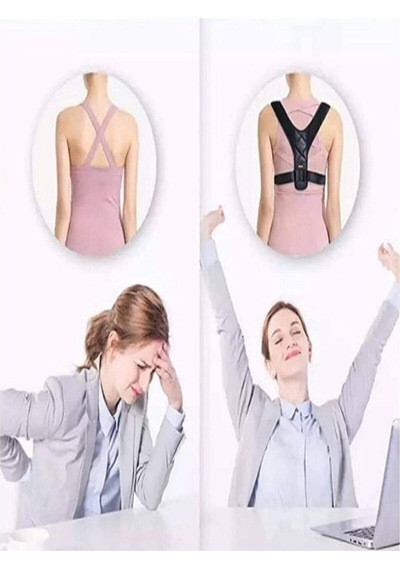 Duruş Düzleltici Dik Duruş Korsesi   Bel Sırt  Için Yardımcı Medikal Korse Standart