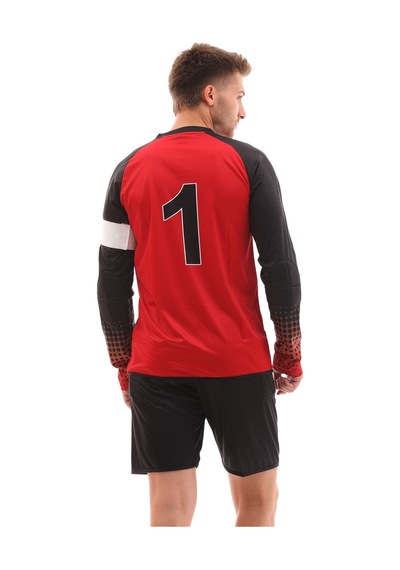 Sportech Kırmızı Sünger Destekli Kaleci Forma Takımı R0124 Kırmızı