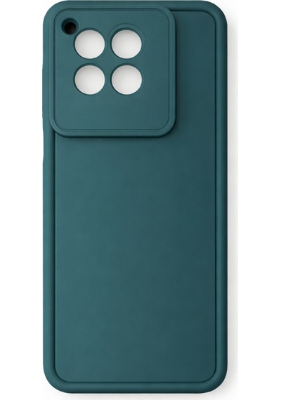 Oneplus 12 Uyumlu Kamera Çıkıntılı Mat Silikon Telefon Kılıfı Yeşil
