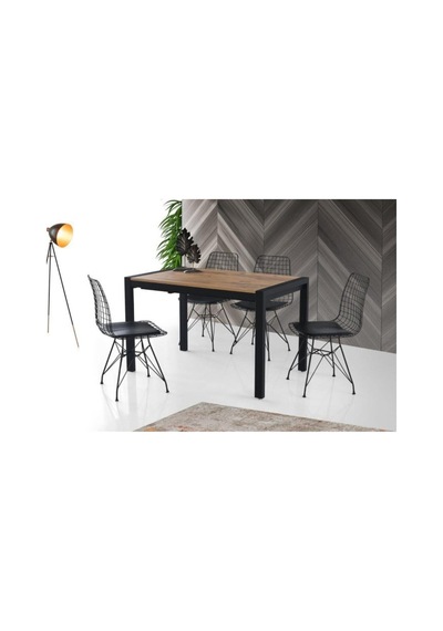 Erezogullari_Mobilya Açılır Yemek Toplantı Masası 75X120 Cm