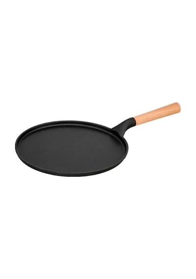 Falez Black Line Döküm Krep Tava 28 Cm Bln3068 Siyah