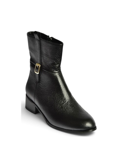 Fox Shoes Z752554103 Siyah Hakiki Deri Günlük Kadın Bot