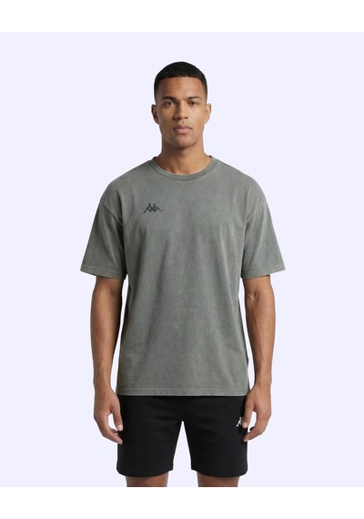 Kappa Jona Tshirt Erkek Antrasit Oversize Tişört