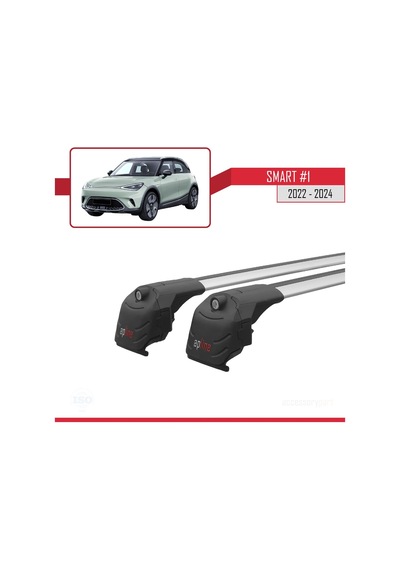 Smart 1 2022 Ve Sonrası İle Uyumlu Ace-2 Ara Atkı Tavan Barı Gri