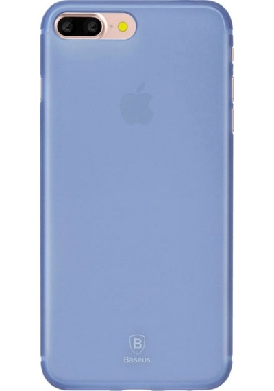 Apple Uyumlu iPhone Baseus 7 Plus 8 İle Slim Case Kılıf Lacivert