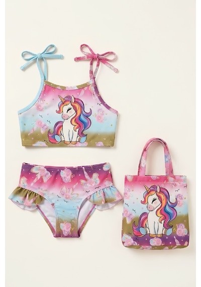 Modanino Kız Çocuk Çantalı 3'lü Mayo Takımı Çanta+mayo+bikini 3-10 Yaş 12649n Turkuaz Modanino Kız Çocuk Çantalı 3'lü Mayo Takımı Çanta+mayo+bikini 3-10 Yaş 12649n Turkuaz