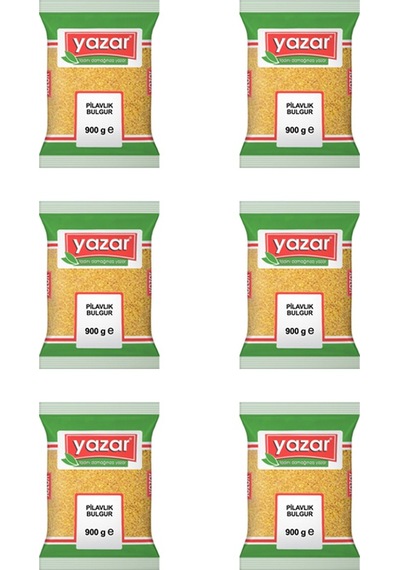 Yazar Pilavlık Bulgur 6 x 900 G