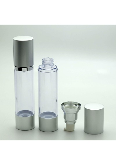 Boş Krem ve Losyon Şişesi 50 ML 4 Adet Airless Şişe