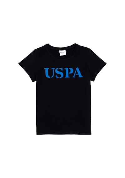 U.S. Polo Assn. Çocuk Basic Bisiklet Yaka Tişört SIYAH