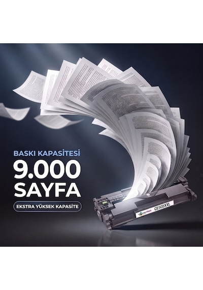 Hp Laserjet P2050 .  Toner Çipli Ce505xxl 4'lü 9.000 Sayfa