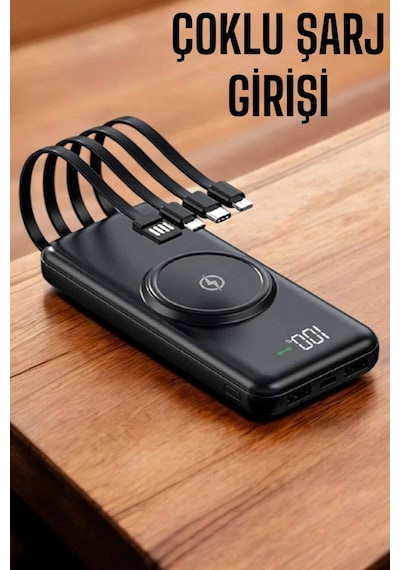 Powerbank Taşınabilir 10.000 Mah Hızlı Şarj Dijital Göstergeli Diğer