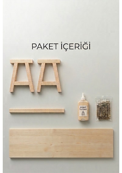 Kafka Ahşap Grete Bench 30x150x60 özel ölçüdür