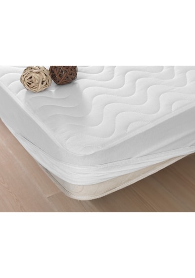 Komfort Home Sıvı Geçirmez Fitted Kapitoneli Alez 70 x 140 CM Beyaz