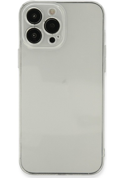 Newface Apple Uyumlu iPhone 13 Pro Max Kılıf Fly Lens Silikon - Şeffaf Şeffaf