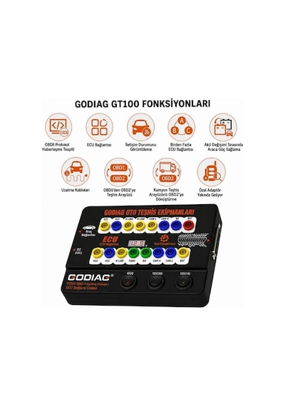 Codiac Gt100 Obd Iı Breakout Box Ecu Bağlantı Ve Test Cihazı